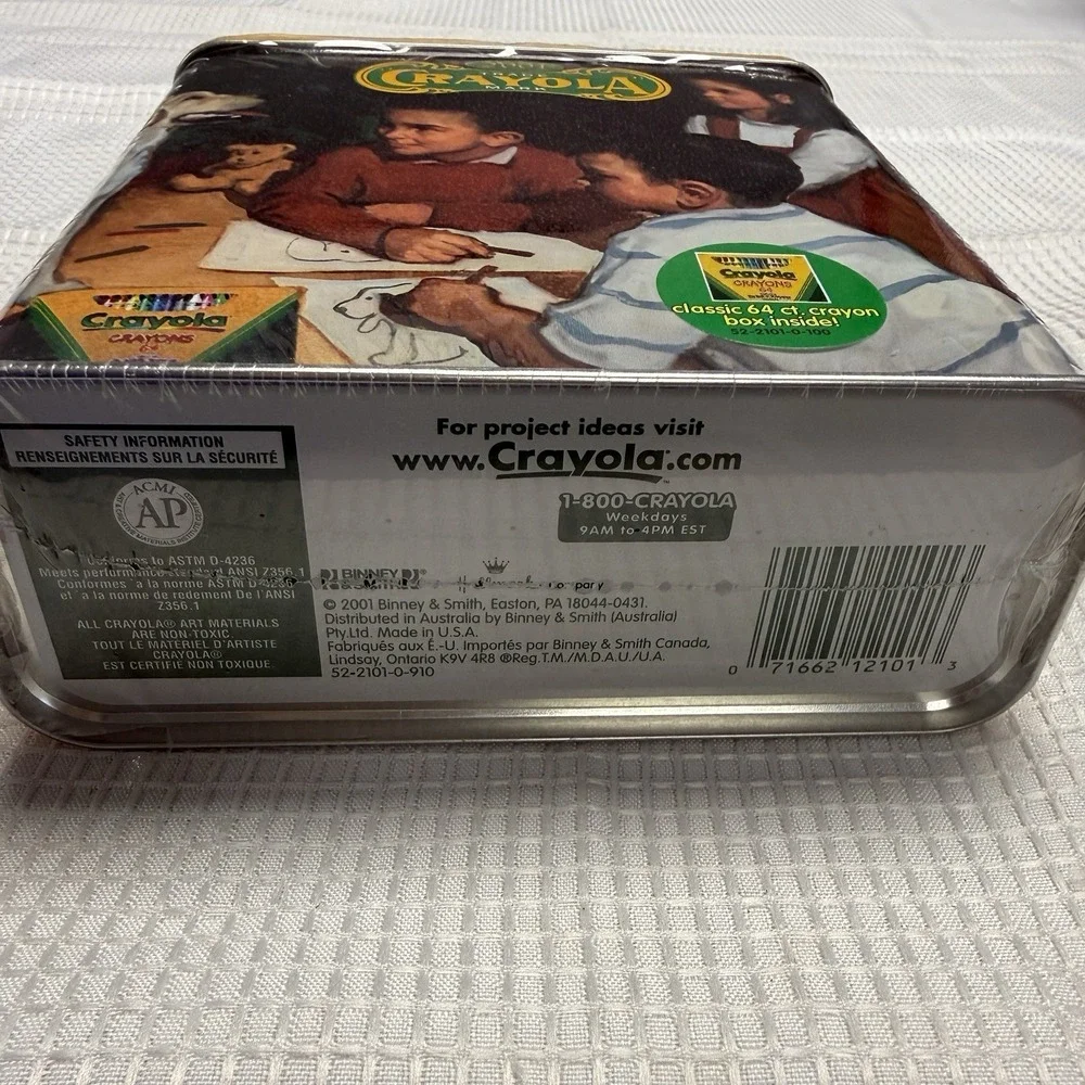Lot 3 Sealed New Vintage Crayola Collectible‎ Tin Crayons 64 Ct Y2K Discontinued